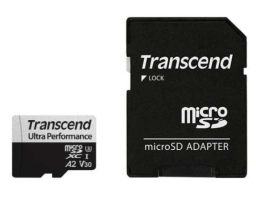 Transcend 128GB UHS-I U3 microSD w/ adapter A2 (TS128GUSD340S)