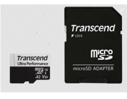 Transcend 64GB UHS-I U3 microSD w/ adapter A2 (TS64GUSD340S)