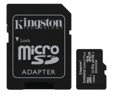 Kingston 32Gb MicroSD Canvas Select Plus + SD адаптер (SDCS2/32GB)