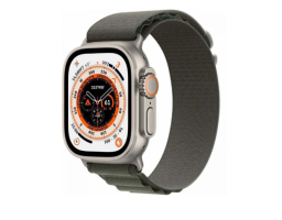 Apple Watch Ultra 49mm Titanium Case with Green Alpine Loop M (MQEW3LL/A) Зеленый