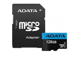 ADATA Premier microSDXC UHS-I U1 V10 A1 Class10 128GB + SD adapter (AUSDX128GUICL10A1-RA1)