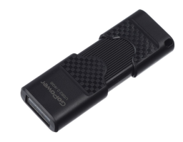 USB флэш накопитель GoPower 4Gb SLIDER (00-00025961) Black