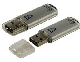 SmartBuy V-Cut 32Gb (SB32GBVC-S) Silver
