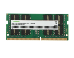 Digma 32Gb DDR4 3200MHz SO-DIMM (DGMAS43200032D)
