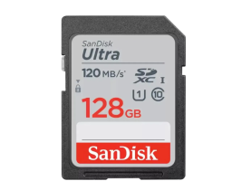 Sandisk SDXC UHS-I U1 Ultra 128 ГБ, 120 МБ/с, Class 10 (SDSDUN4-128G-GN6IN)