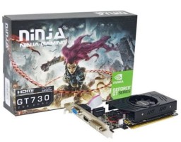 Ninja GT730 PCIE (96SP) 1GB 128BIT DDR3 DVI HDMI D-SUB (NK73NP013F)