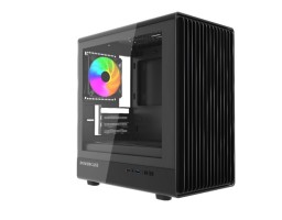 Powercase Mistral Micro C4B ARGB (CMMCB-A4) Black