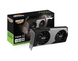 INNO3D RTX 5060 Ti Twin X2//RTX5060Ti, HDMI, DP*3, 16G,D7 (N506T2-16D7-191073N)