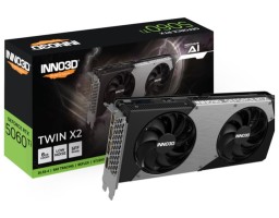 INNO3D RTX 5060 Ti Twin X2//RTX5060Ti, HDMI, DP*3, 8G,D7 (N506T2-08D7-193075N)