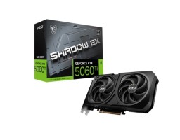 MSI RTX5060Ti SHADOW 2X PLUS 16GB GDDR7 128bit 3xDP HDMI 2FAN RTL (RTX 5060 Ti 16G SHADOW 2X PLUS)