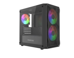 Powercase Mistral Micro A3B ARGB V2 Black (CMMAB-A3-V2)