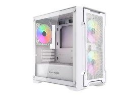 Powercase Mistral Micro X3W ARGB White (CMMXW-A3)