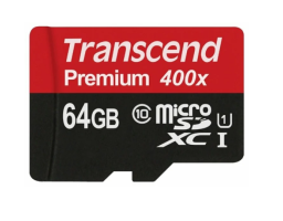 Transcend TS64GUSDU1 400x (TS64GUSDU1)