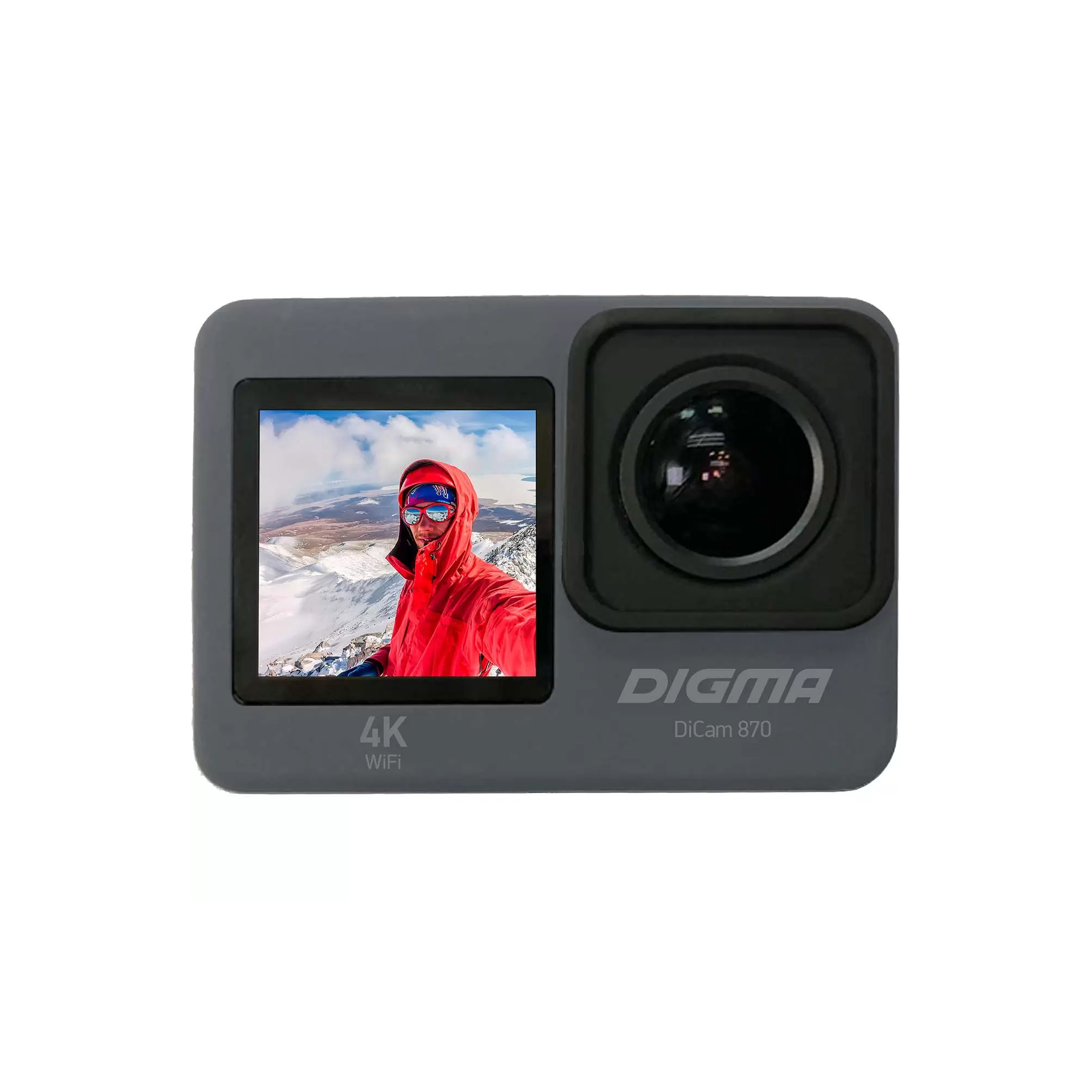 Digma DiCam 870 4K, WiFi (DC870) Черный