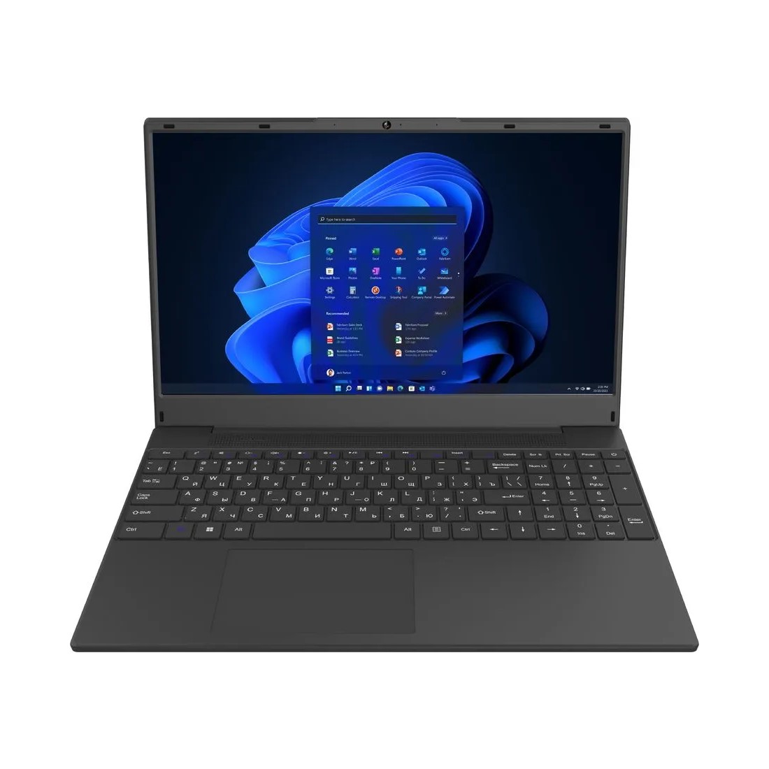 iRU Калибр 15TLG Intel Core i3 1115G4 3000MHz/15.6"/1920x1080/8GB/256GB SSD/Intel UHD Graphics/Windows 11 trial (1911352) Black