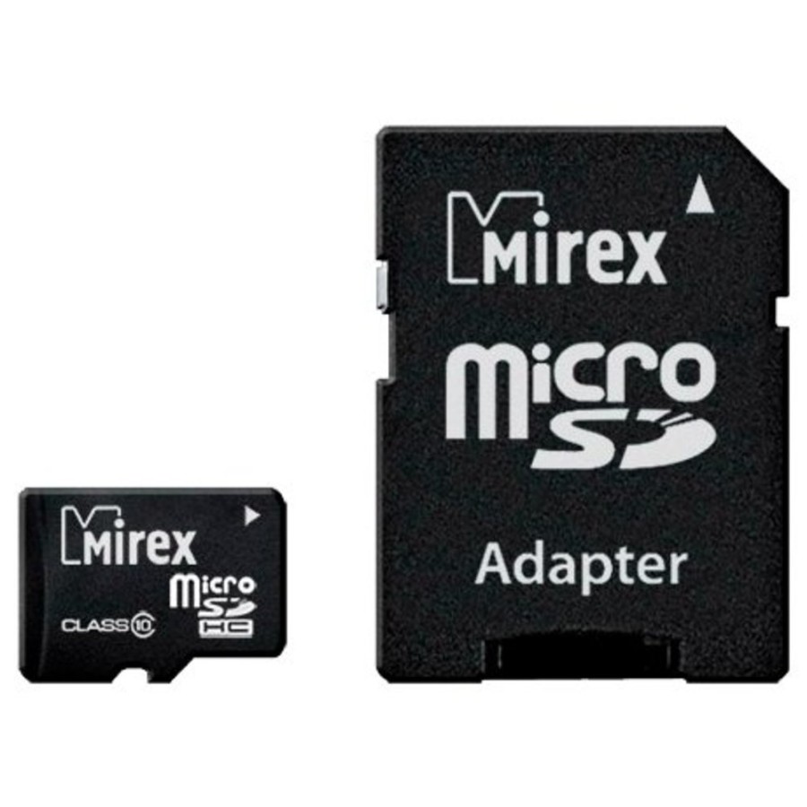 Mirex microSDHC Class 10 UHS-I U1 16GB + SD adapter (13613-ADSUHS16)