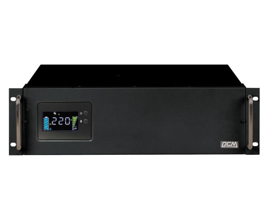 Powercom King Pro RM KIN-2200AP LCD