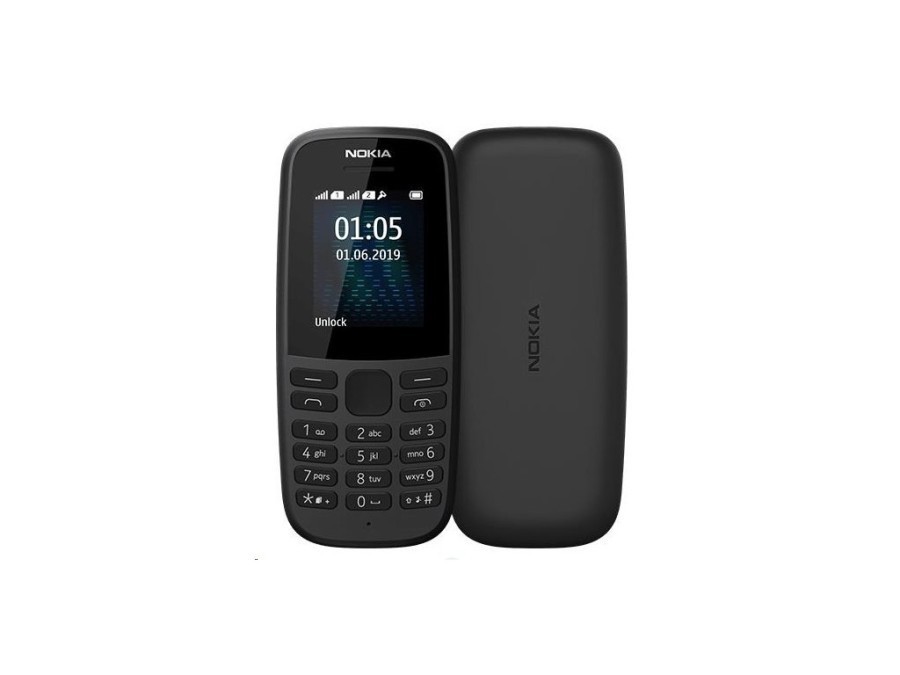 Nokia 105 DS (2019) (16KIGB01A01) BLACK