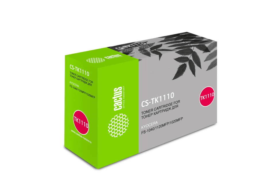 Cactus CS-TK1110 черный (2500 стр) для Kyocera FS 1020MFP/1040/1120MFP