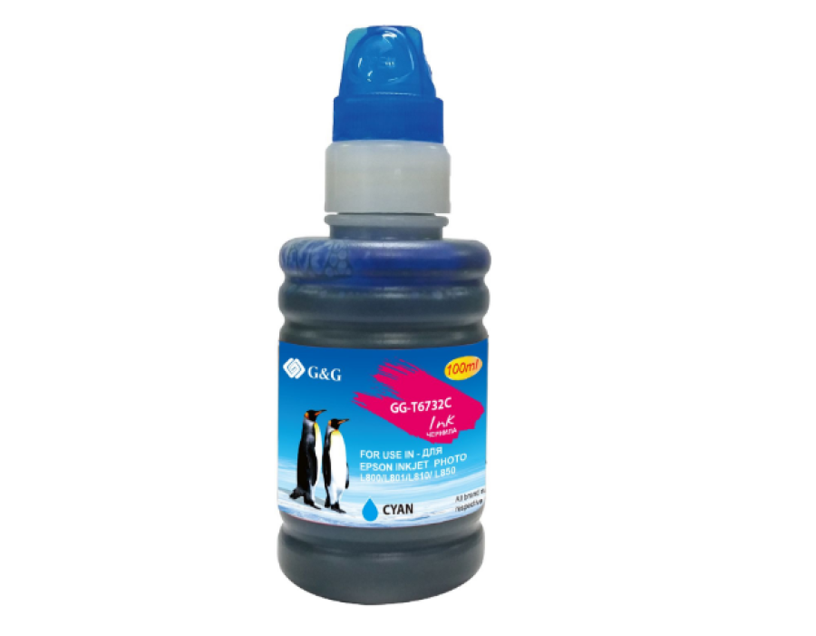 G&G GG-T6732C голубой для Epson L800, L805, L810, L850