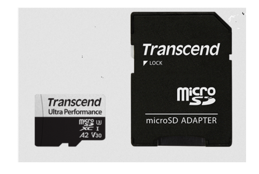 Transcend 64GB UHS-I U3 microSD w/ adapter A2 (TS64GUSD340S)
