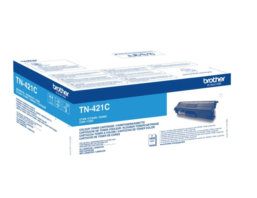 Brother TN421C голубой (1800стр.) для Brother HL-L8260CDW/L8360CDW; DCP-L8410CDW; MFC-L8690CDW/L8900CDW