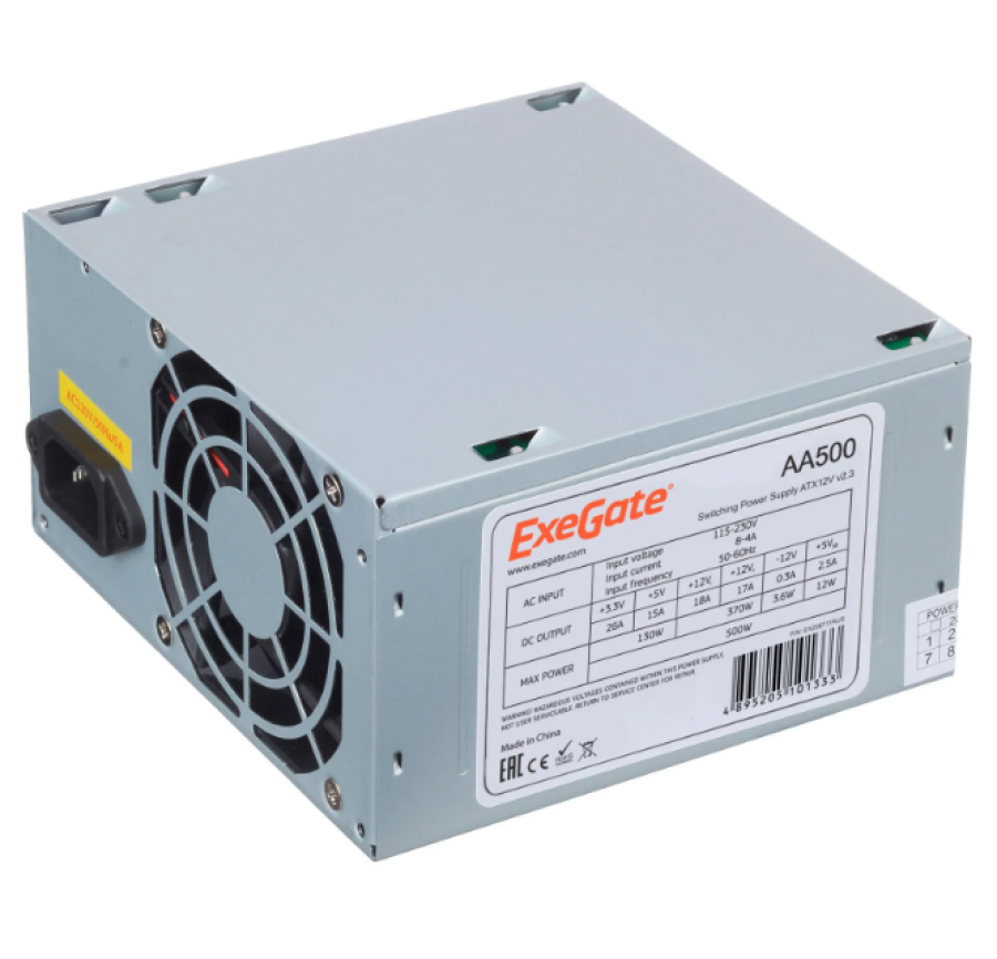 ExeGate AA500 500W (EX256711RUS)