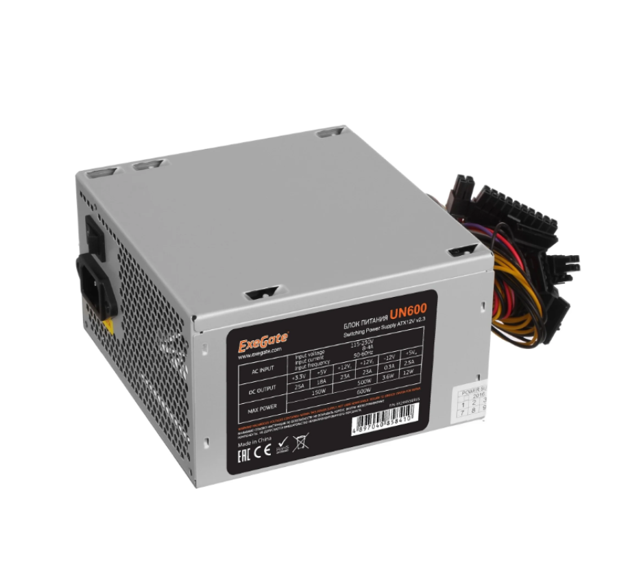 ExeGate UN600 600W (EX244556RUS)
