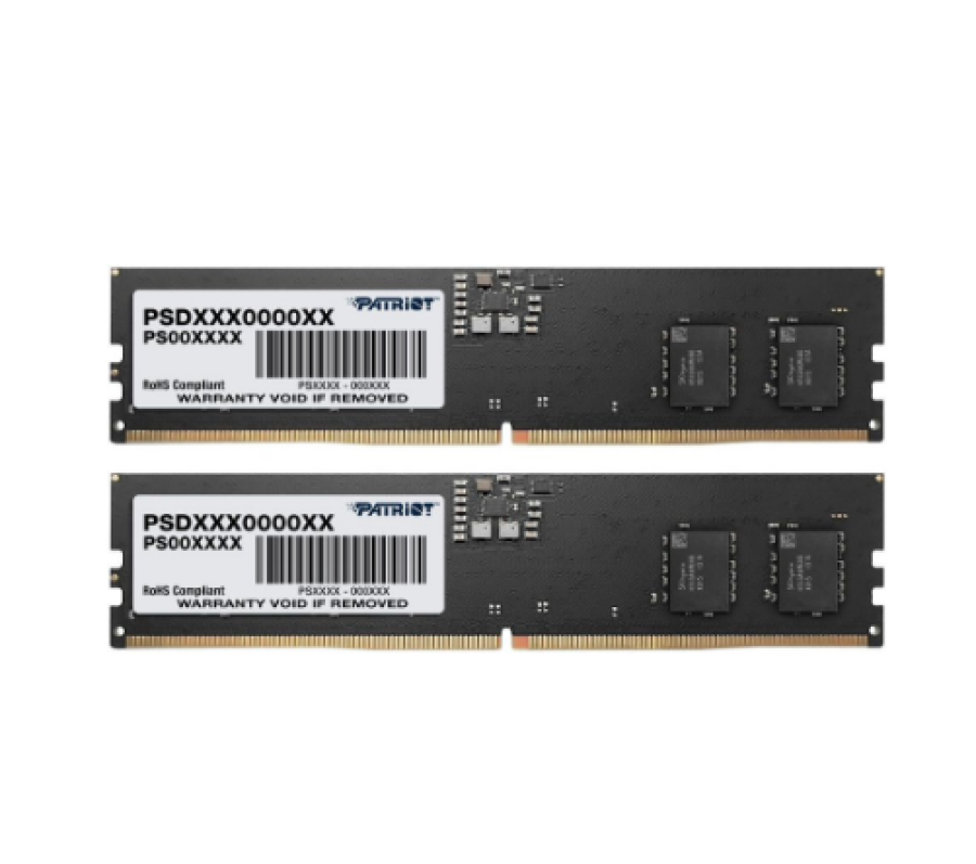 Patriot Signature PSD532G4800K DDR5 - 2x 16ГБ 4800, DIMM, ECC, Ret (PSD532G4800K)