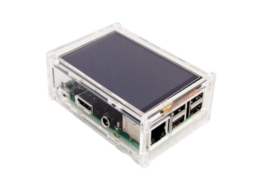 ACD Acrylic Case w/ 3.5 inch LCD hole for Raspberry Pi 3 B (RA147)