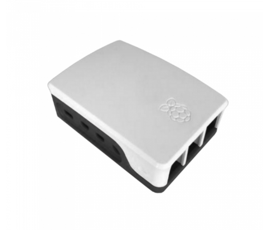 ACD Black+White ABS Case for Raspberry 4B (RA599)