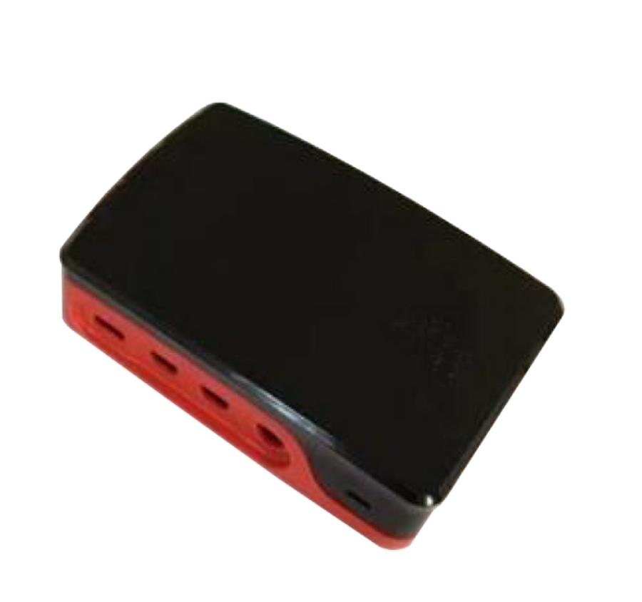 ACD Red+Black ABS Case for Raspberry 4B (RA602)