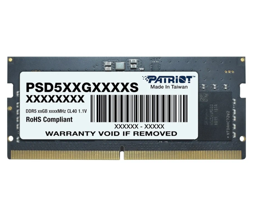 Patriot Memory SL 32 ГБ DDR5 4800 МГц SODIMM CL40 (PSD532G48002S)