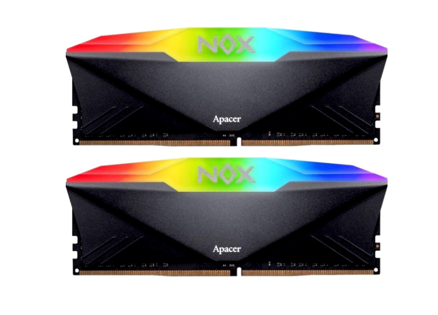Apacer NOX RGB 16Gb DDR4 3200MHz (2x8Gb KIT) (AH4U16G32C28YNBAA-2)