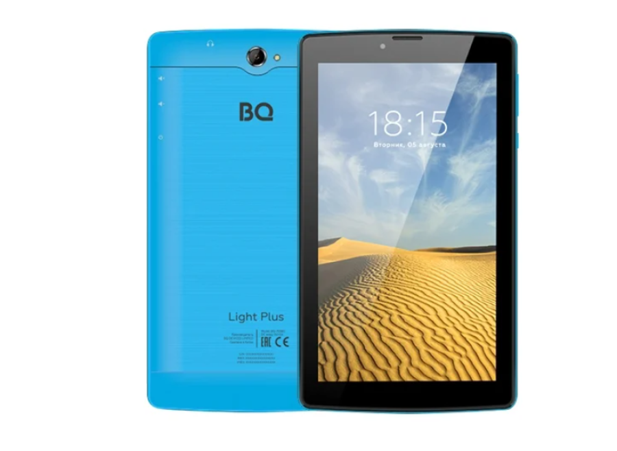 BQ 7038G Light Plus, 2 ГБ/16 ГБ, Wi-Fi + Cellular (86183251) Голубой