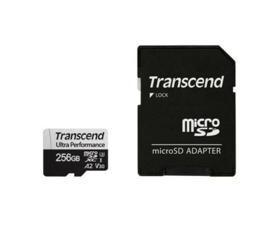 Transcend 256Gb MicroSD + SD адаптер (TS256GUSD340S)