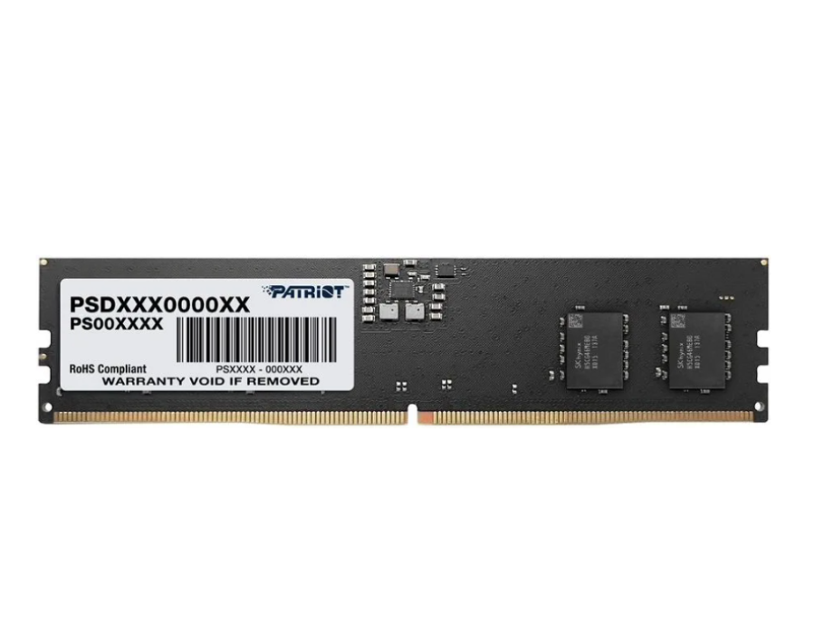 Patriot Signature DDR5 - 16ГБ 5600, DIMM, ECC, Ret (PSD516G560081)