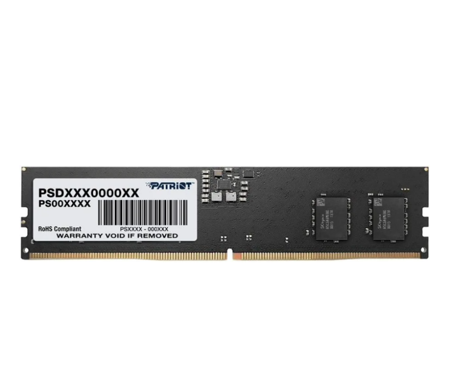 Patriot Signature DDR5 - 8ГБ 5600, DIMM, ECC, Ret (PSD58G560041)
