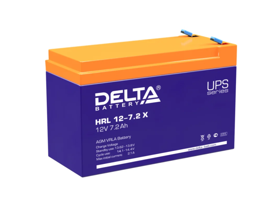 DELTA HRL 12-7.2 X 7.2 А·ч (HRL 12-7.2 X)