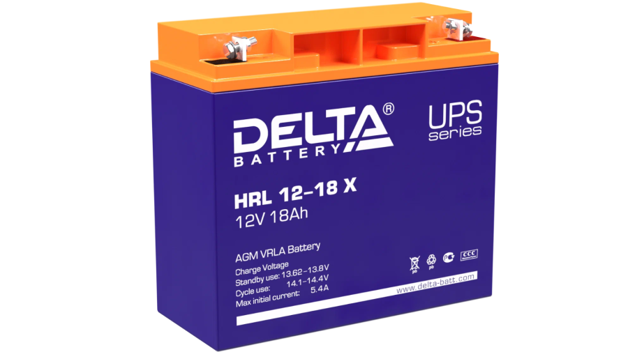 DELTA HRL 12-18 X  18 А·ч (HRL 12-18 X)