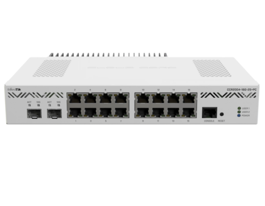Mikrotik CCR2004-16G-2S+PC