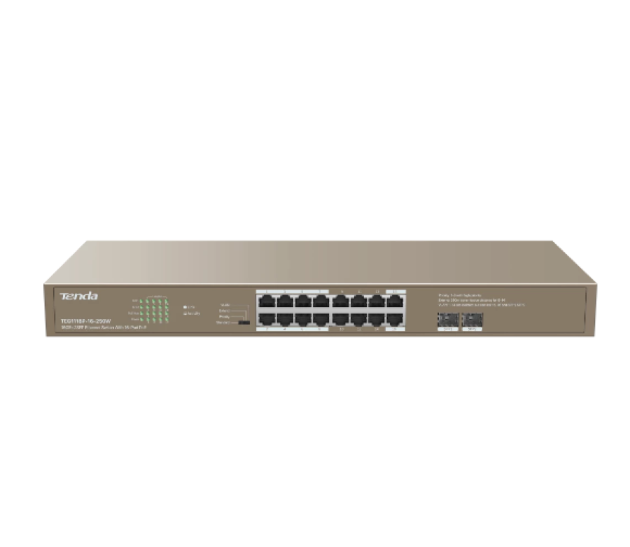 Tenda TEG1118P-16-250W