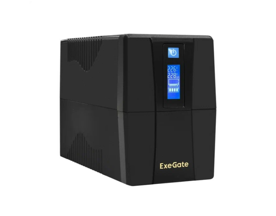 ExeGate Power Smart ULB-1000.LCD.AVR.2SH.RJ.USB (EX292792RUS)