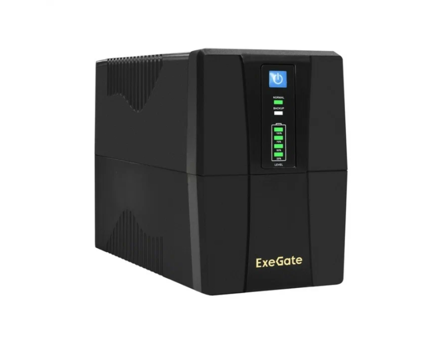 ExeGate Power Back BNB-1000.LED.AVR.2SH.RJ.USB (EX292786RUS)