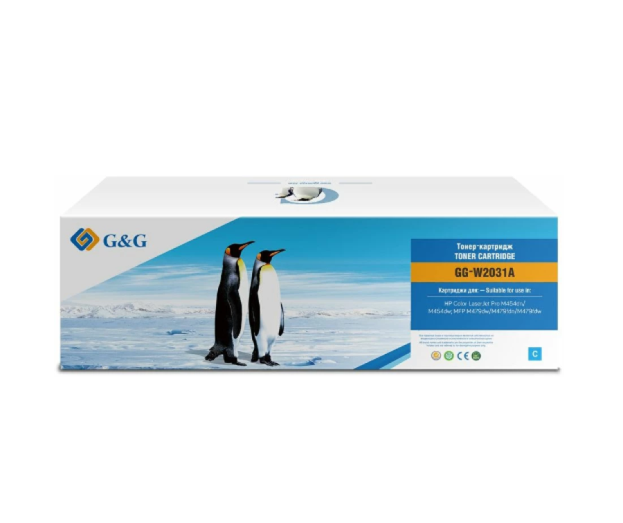 G&G GG-W2031A голубой (2100  стр) для HP LJ M454/MFP M479