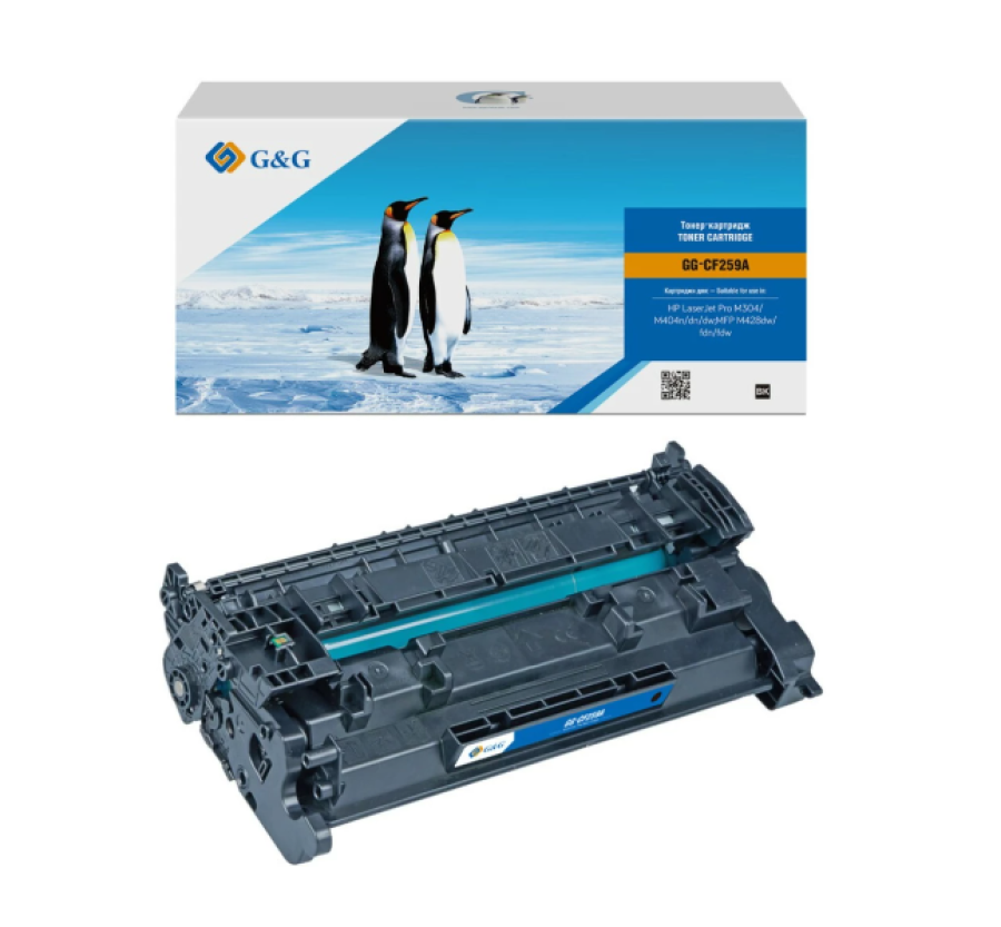 G&G GG-CF259A Черный (3000 стр) для НР LaserJet Pro M304, 404n/dn/dw, MFP M428dw/fdn/fdw
