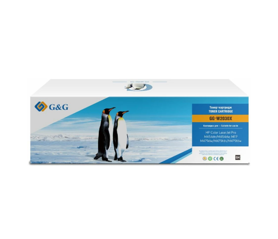 G&G GG-W2030X Черный (7500 стр) для HP Color LaserJet Pro M454dn, M454dw, MFP M479dw, M479fdn, M479fdw