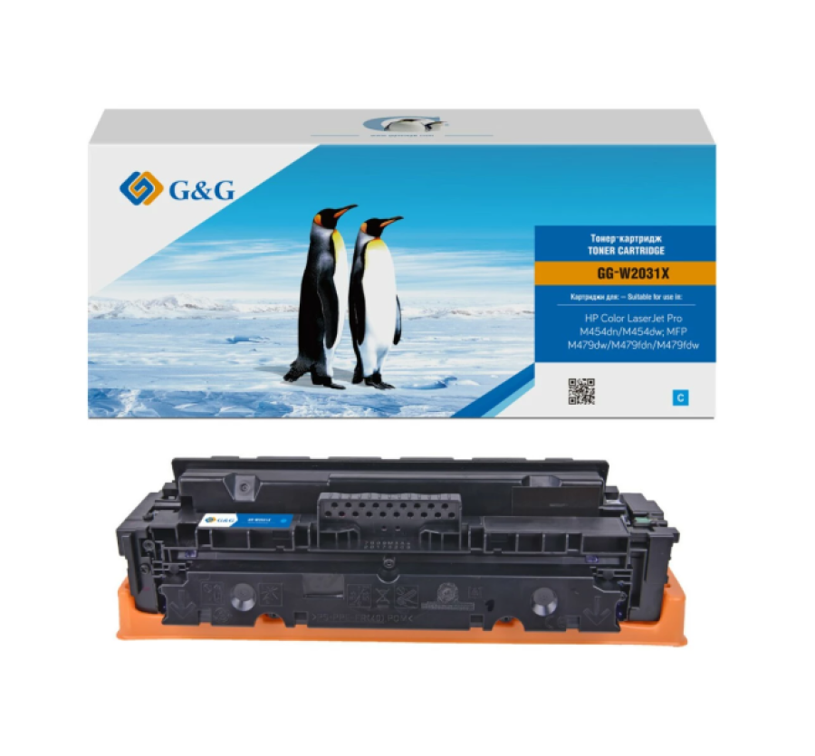 G&G GG-W2031X голубой (6000 стр) для HP Color LaserJet Pro M454dn/dw, MFP479dw/fdn/fdw
