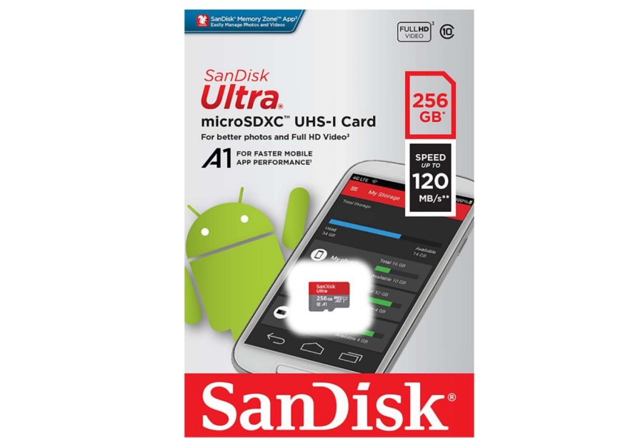 SanDisk Ultra Class 10 microSDXC 256GB (SDSQUAC-256G-GN6MN)