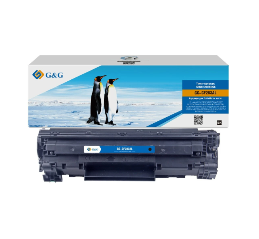 G&G GG-CF283A черный (2500 стр) для HP LaserJet Pro M125/M127/M201/M225